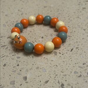 Disney Orange bird women stretchy bracelet